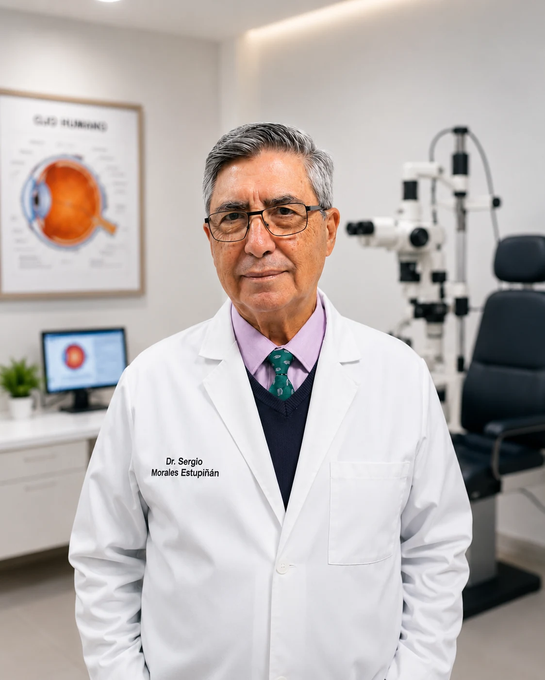 Dr. Sergio Morales Estupiñán, oftalmólogo de Clínica Oftalmológica Vitacura